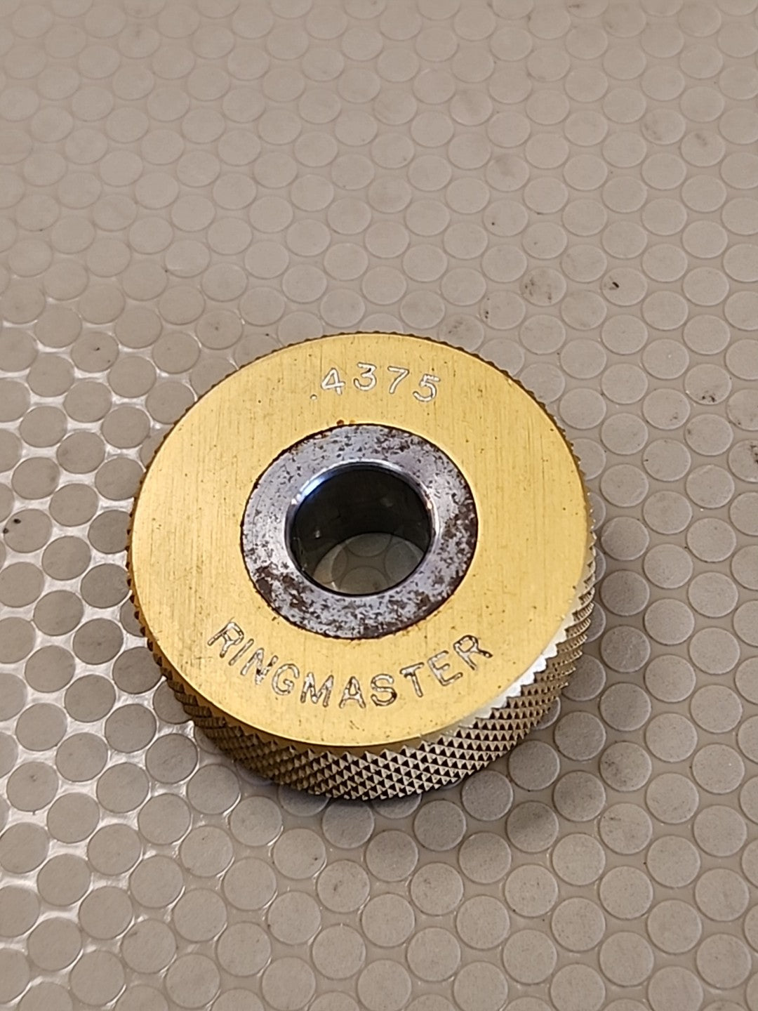 Ringmaster Ring Gauge Gage Smooth Bore .4375" USA