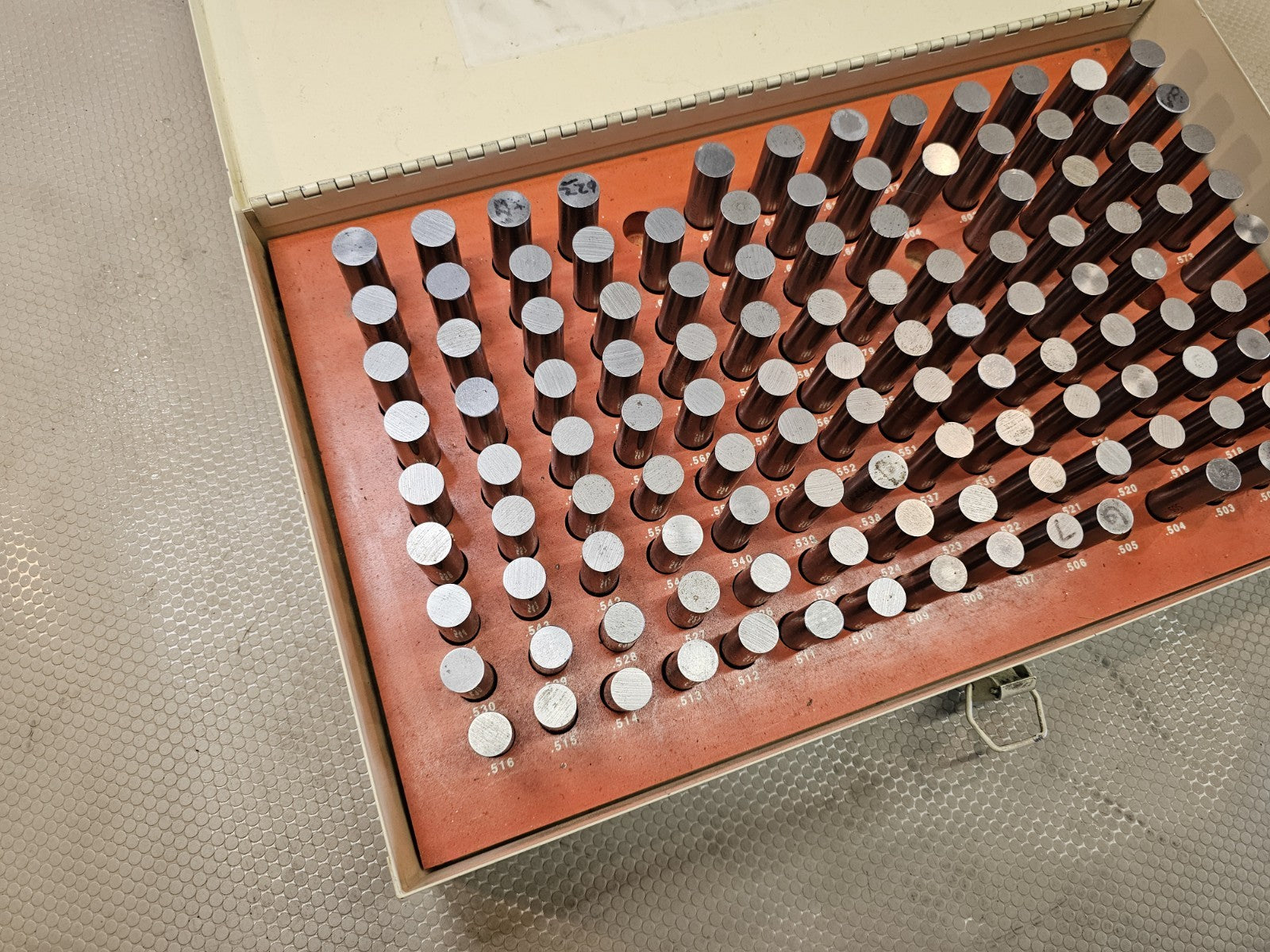 Vermont Pin Gage .501 to .625 Series D Minus Set -