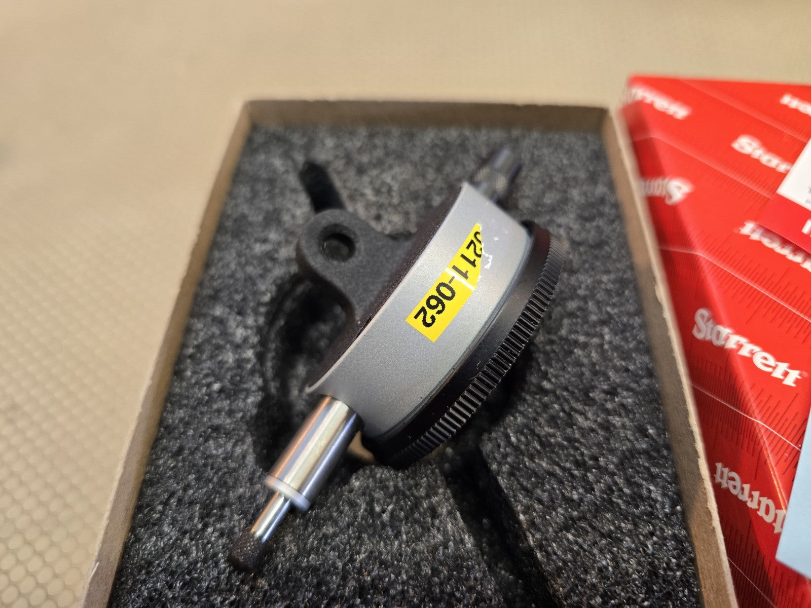 Starrett 25-141J Dial Indicator 0-.250" Range, 0-50-0 .001" NEW with Box