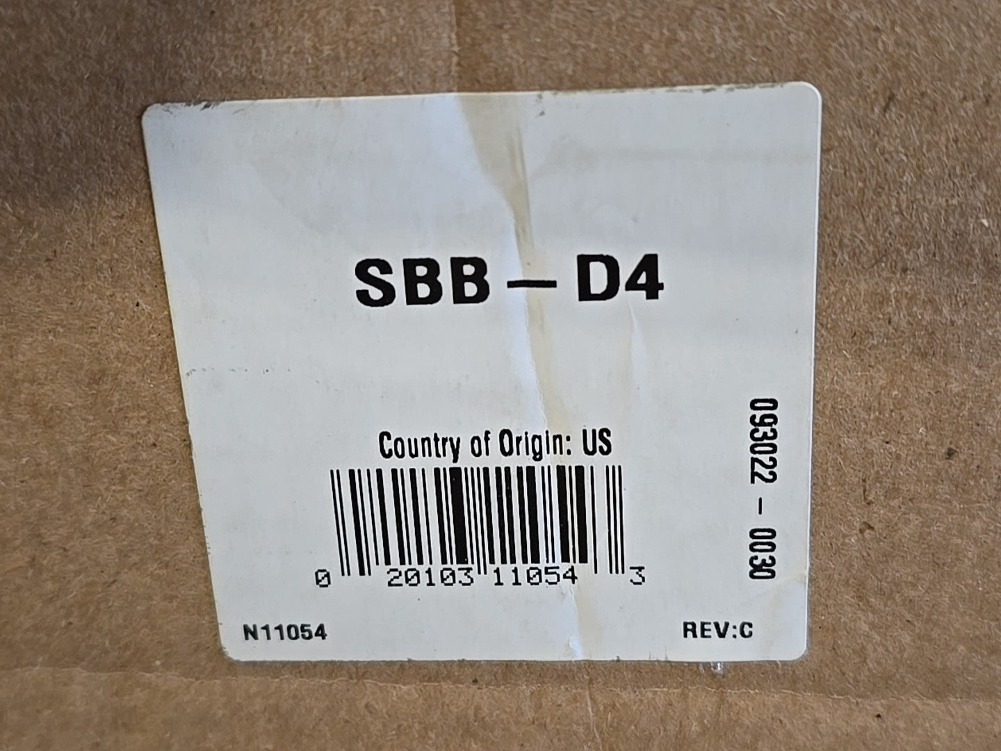 NEW Notifier SBB-D4 Backbox Assembly - Same Day Shipping (SEALED)