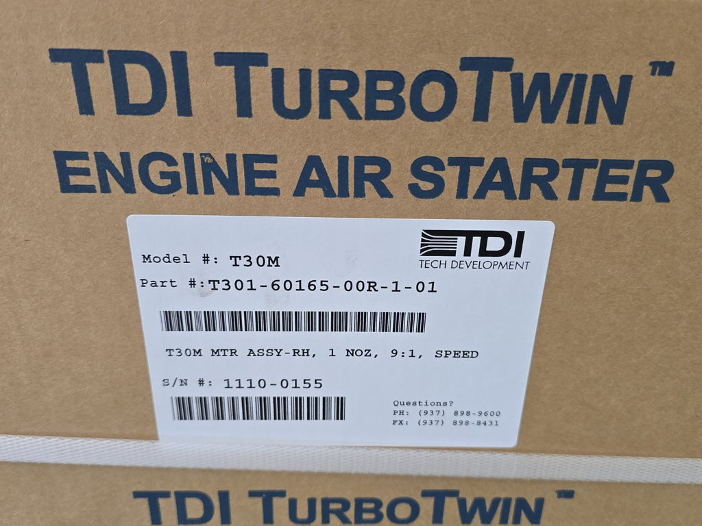 NEW TDI TurboTwin T30-M Air Motor Auxiliary Lube Pump Air Starter IR Ingersoll 
