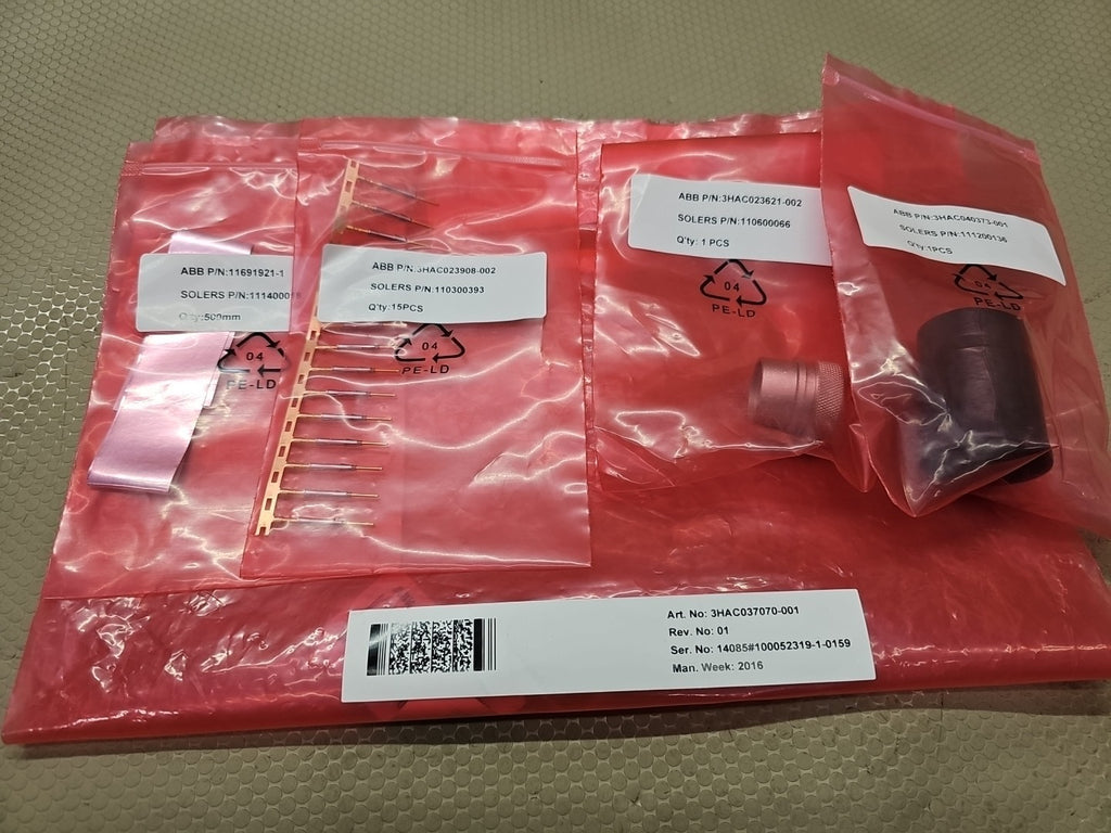ABB 3HAC037070-001 Robot Connector Incomplete Set R3.CP/CS