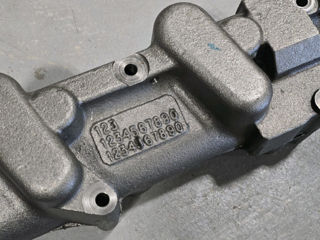 International DT466E Diesel Engine Fuel Injection Rail, 1832477C2, 1832479C2