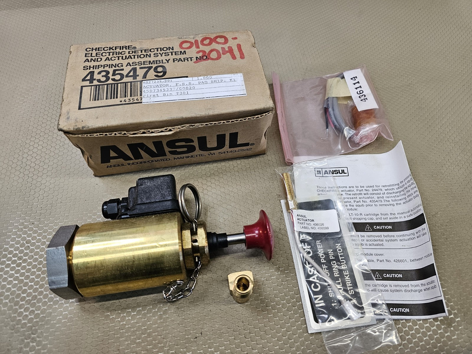 NEW Ansul 435479 Protracting Actuation Device PAD Checkfire Electric Detection