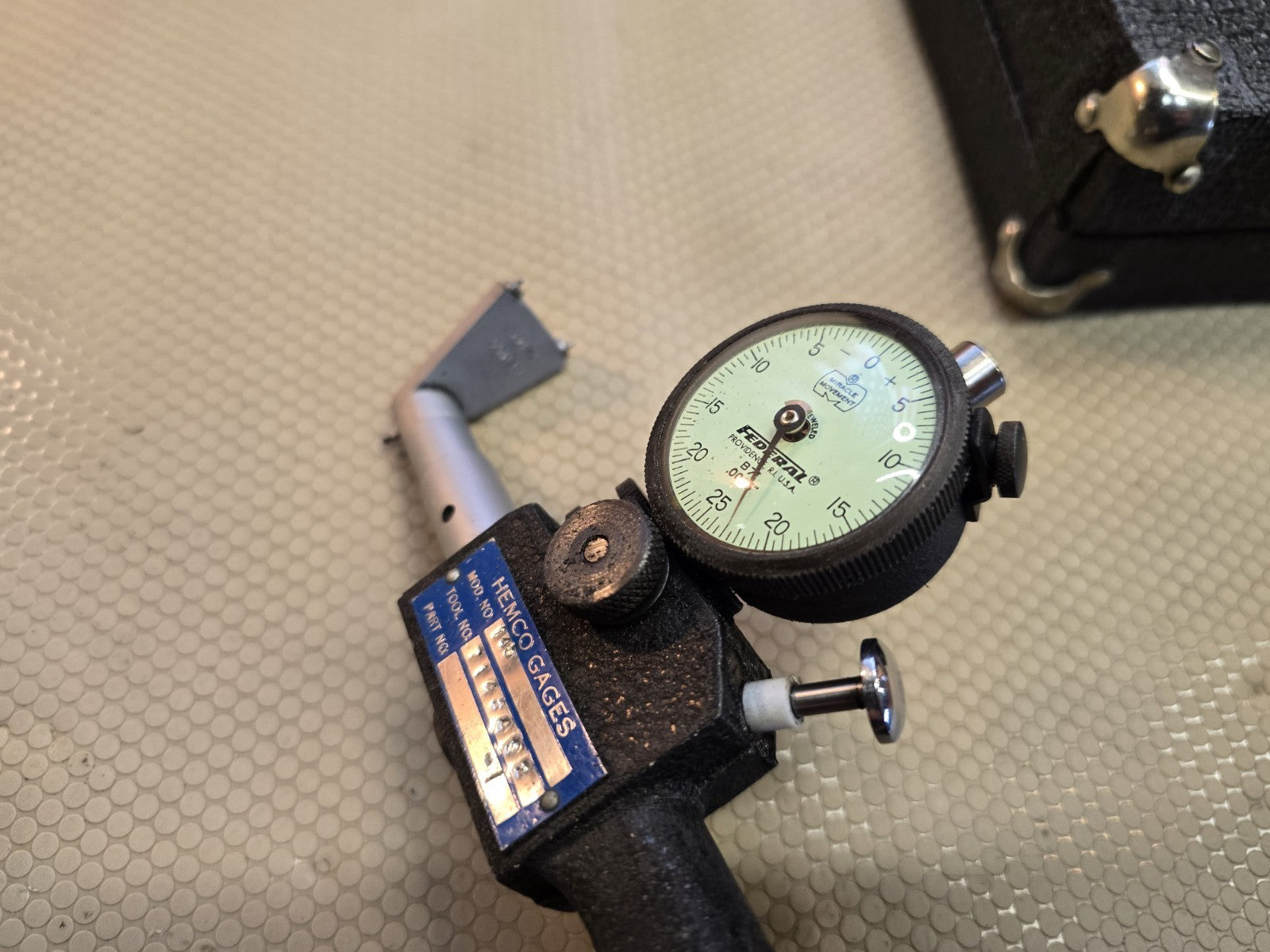 Hemco 145 100 Series "O" Ring Gage .0005 + w/ Tips Shallow Diameter 