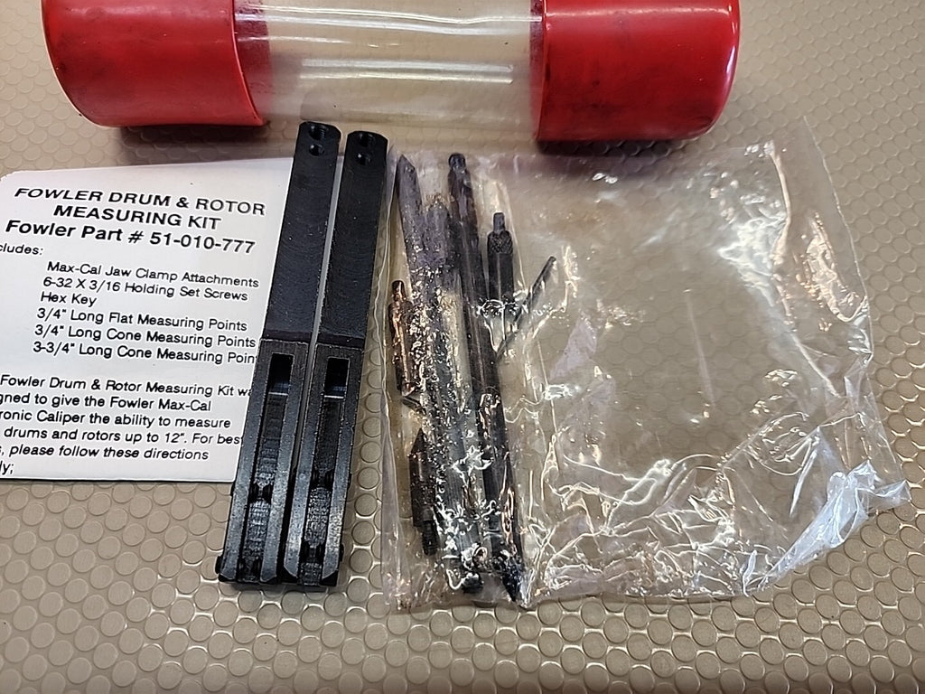 FOWLER DRUM AND ROTOR MEASURING KIT 51-010-777 NEW OLD STOCK