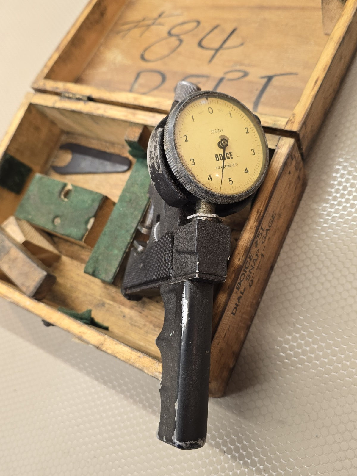 Boice #51 7174 Dial Snap Gage/Gauge 0”-1” 