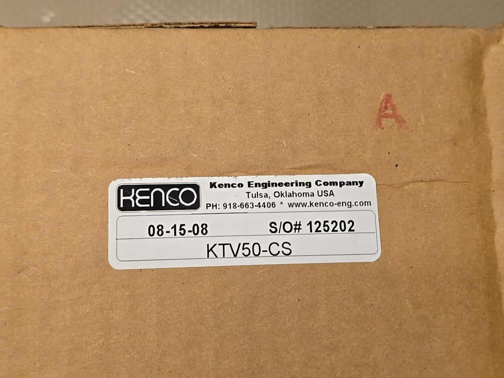 Kenco 1/2" Tubular Valve KTV Series KTV50-CS Set Of 2 NEW