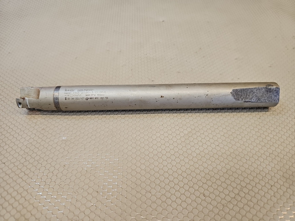 ISCAR 1" DIA. INDEXABLE END MILL HM90 E90A-D1.00-3-C1.00LB 3 FL APKT1003 INSERTS
