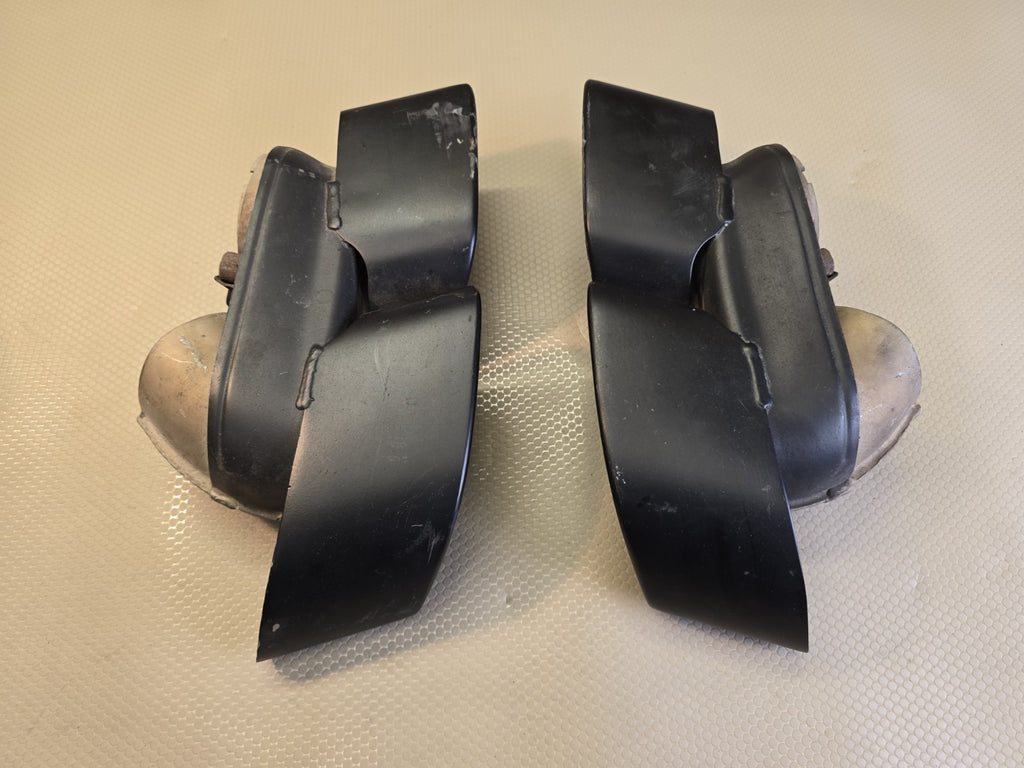 Porsche 911 Turbo S 991 Left/Right Exhaust Tip 991.111.762.61/761.62 Black OEM