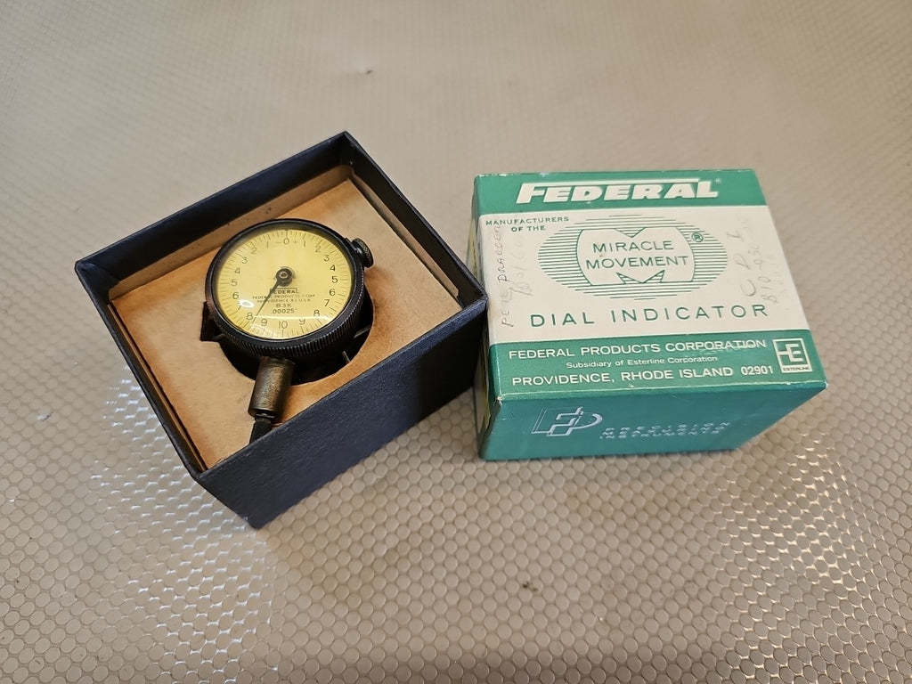 FEDERAL Dial Indicator Miracle Movement - No. B3K - .00025