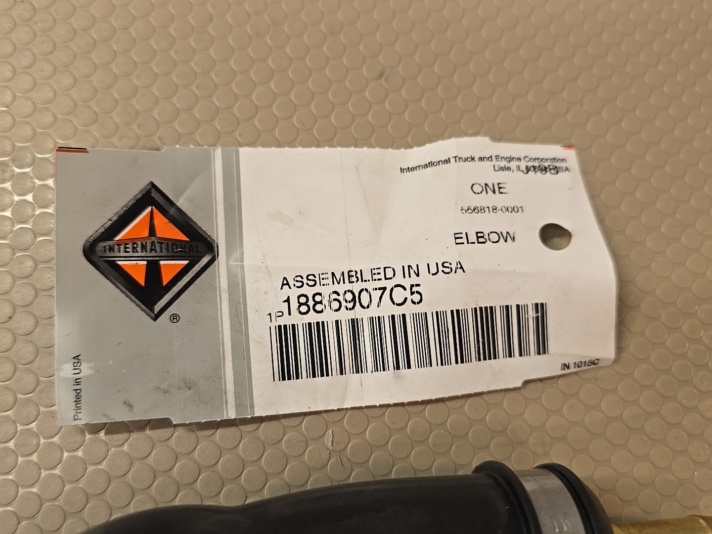 Genuine OEM International Navistar 1886907C5 Elbow,Hose , Elbow Engine Dea0