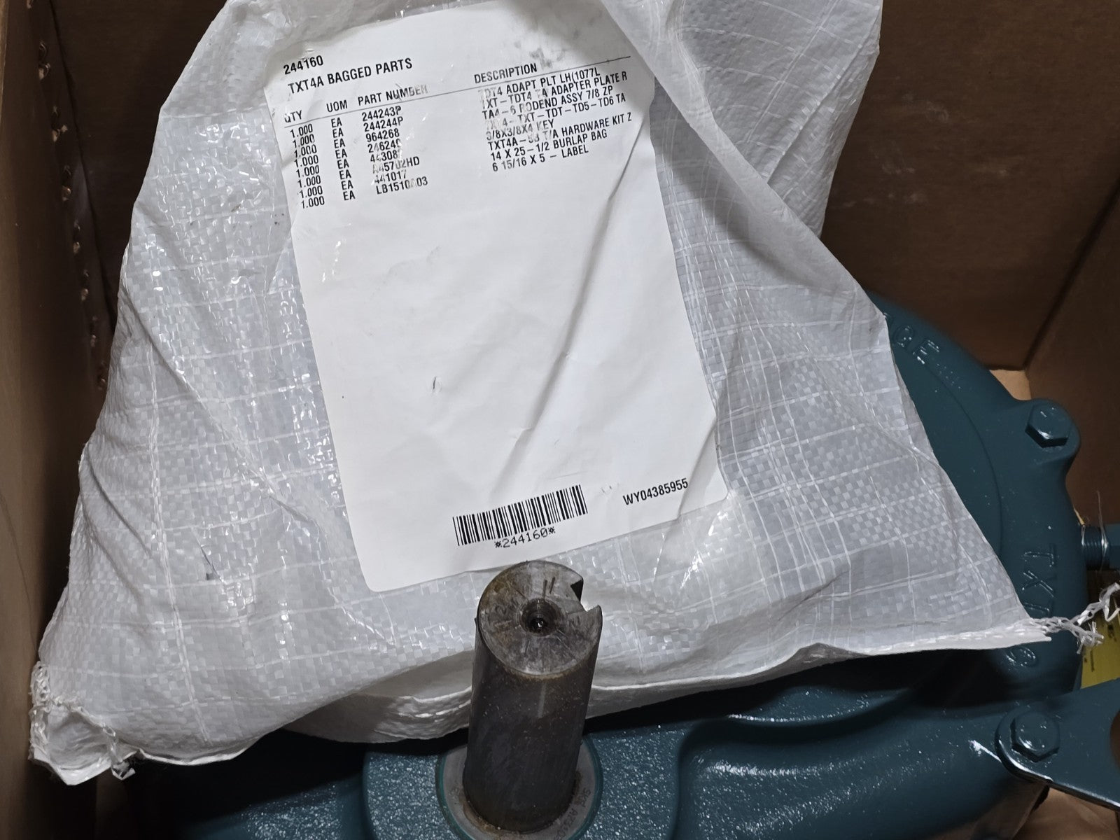 Dodge TXT425CT 244527 Shaft Mount Speed Reducer Gearbox 25:1 Ratio New
