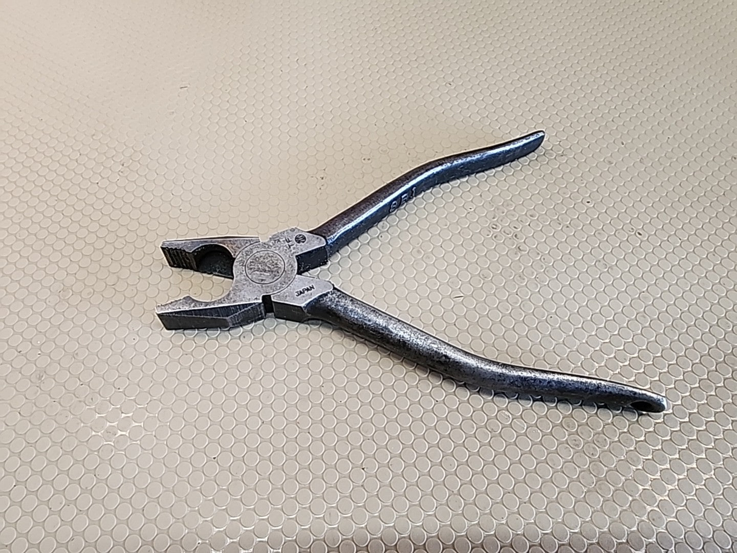 Kal Tools 6-1/4" Electricians Lineman Pliers 506 w/Side Cutters Vintage JAPAN