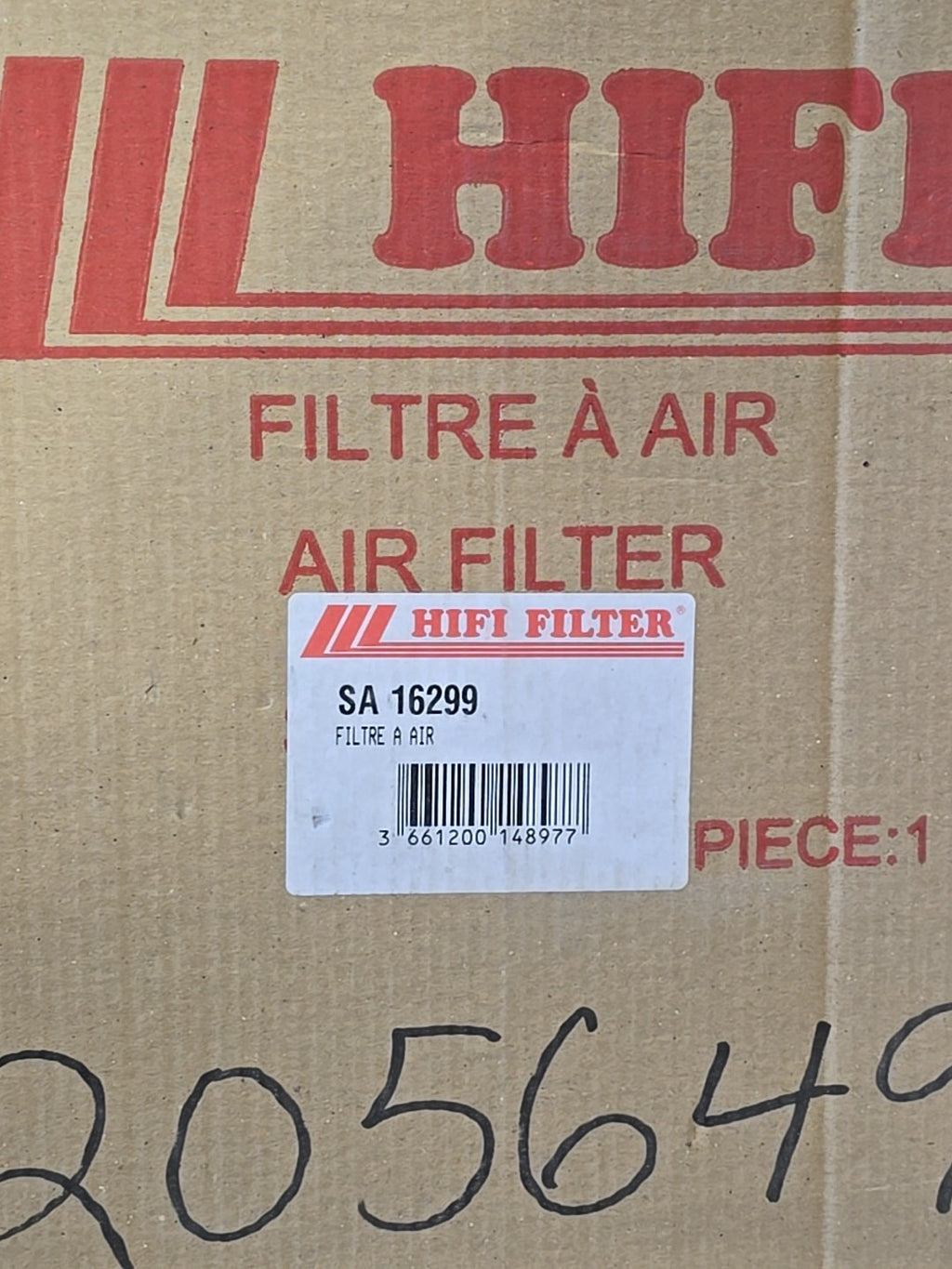 HiFi Filter SA 16299 Replacement Air