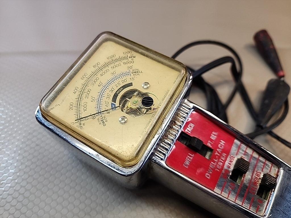 Clean VINTAGE KAL-EQUIP CO MODEL #R-11 DWELL-TACH TESTER 