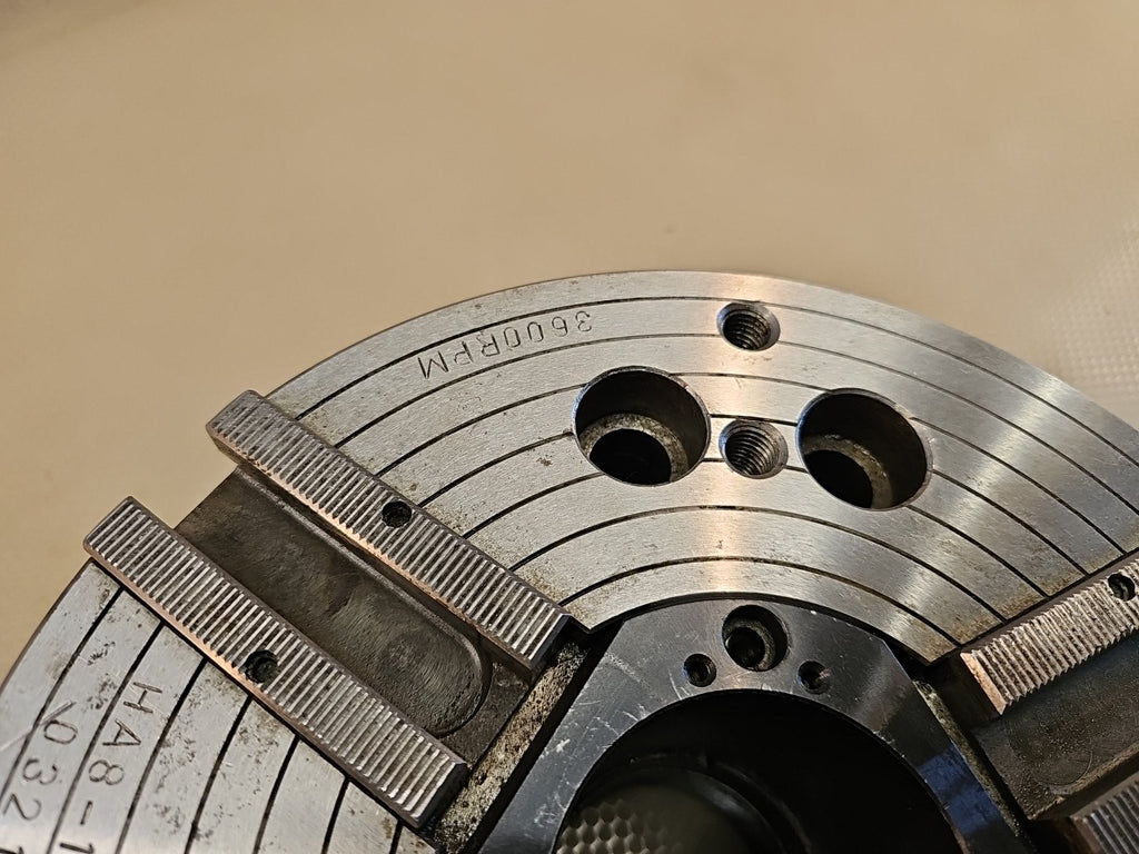 MMK 10 "  3 JAW POWER CHUCK Lathe POWER CNC 3500 RPM HA8-10V