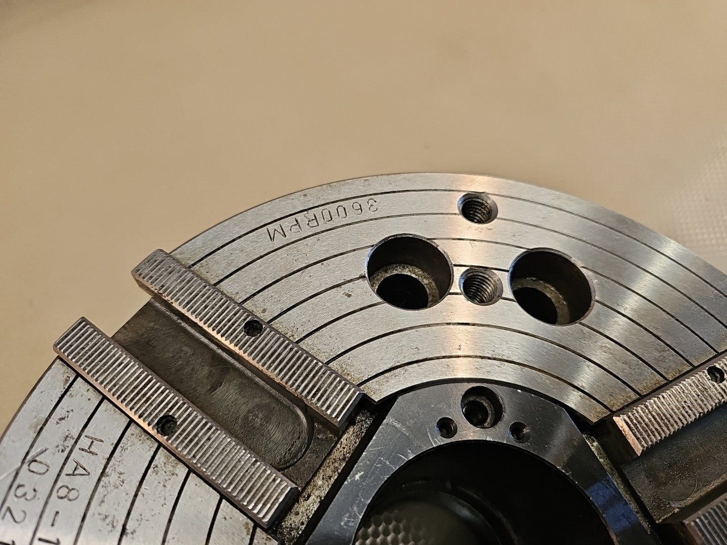 MMK 10 "  3 JAW POWER CHUCK Lathe POWER CNC 3500 RPM HA8-10V