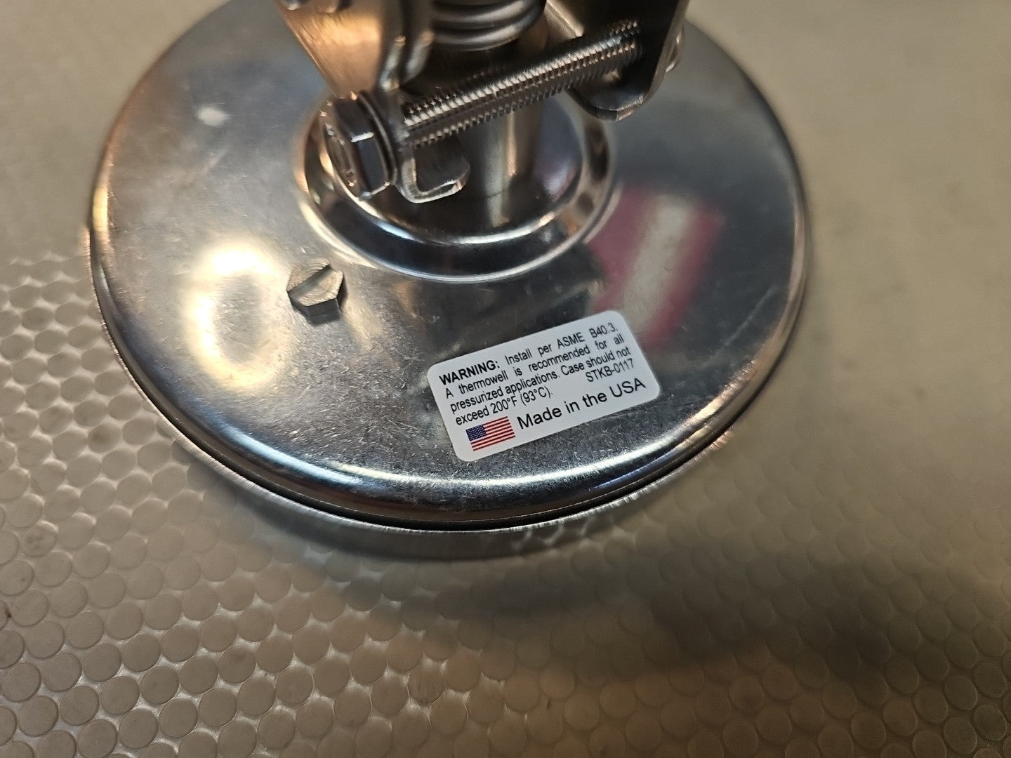 Reotemp MM0251F47 Bimetal Thermometer 4in 1/2in 2-1/2in 0-250f