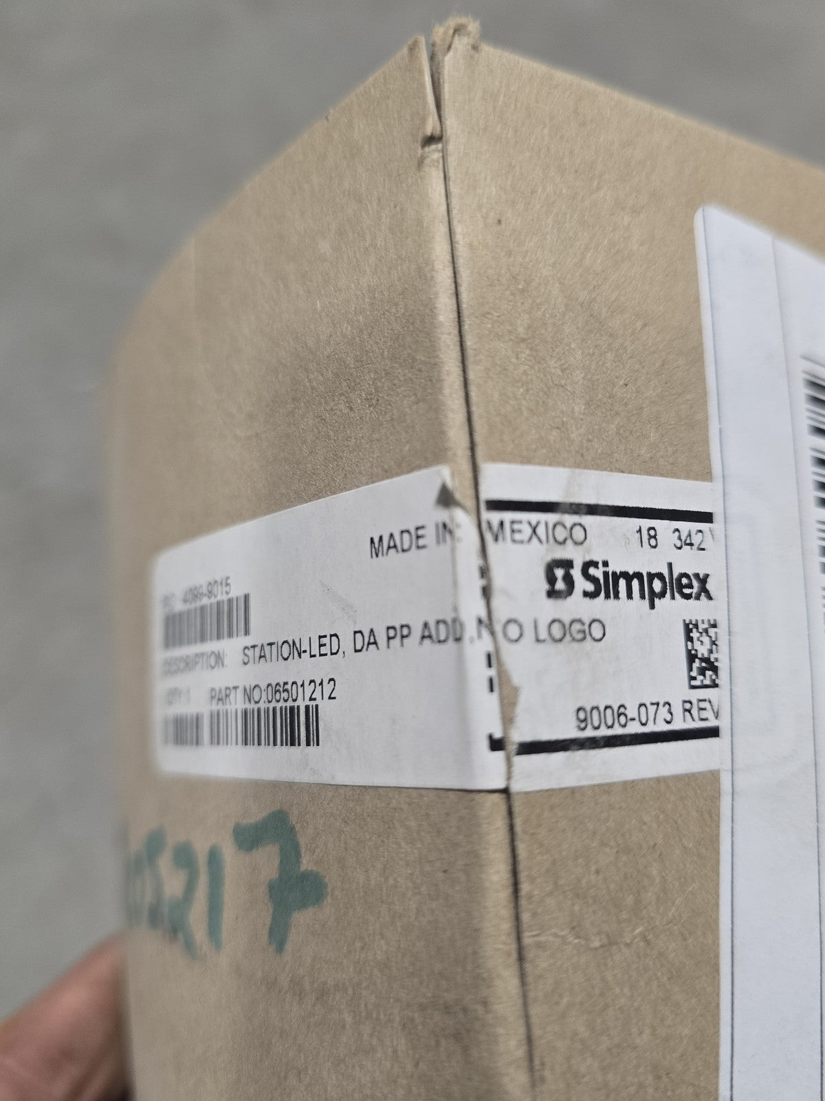 Simplex 4099-9015 No Logo Addressable Fire Alarm Manual Pull Station Double Acti