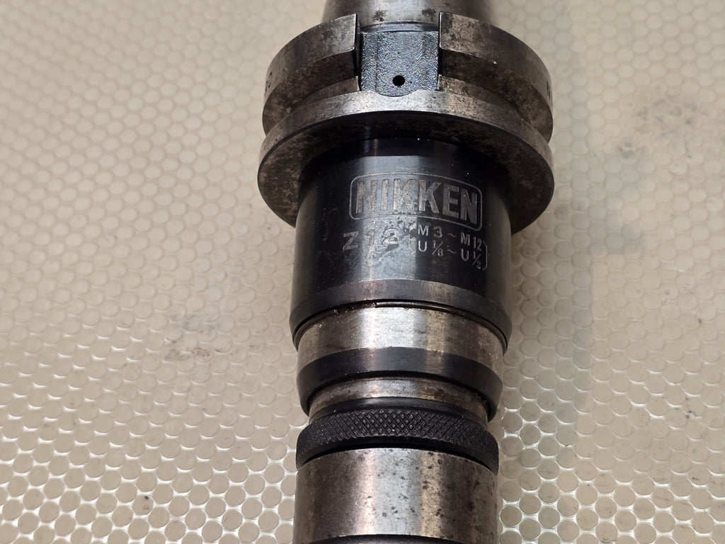 NIKKEN BT40-M3 Tap Holder Milling Collet Chuck M3-M12 U 1/8 U 1/2 