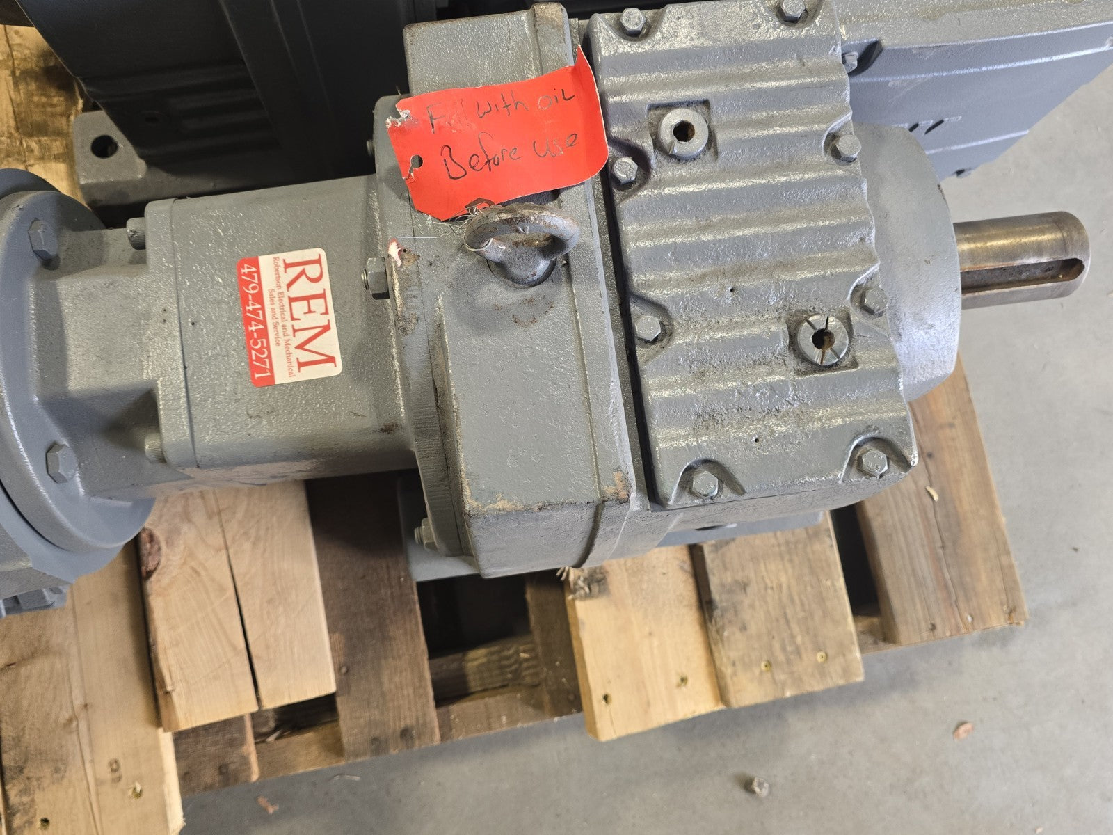 Toshiba 15HP Gearmotor 0154SDSR42A-P 1800RPM 460V 3PH Severe Duty EQP Global SD