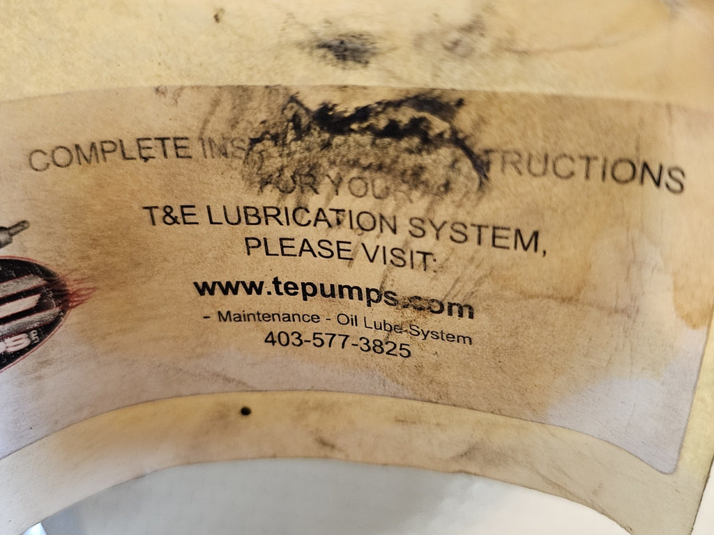 T&E Oil Lubrication System *UNused?*