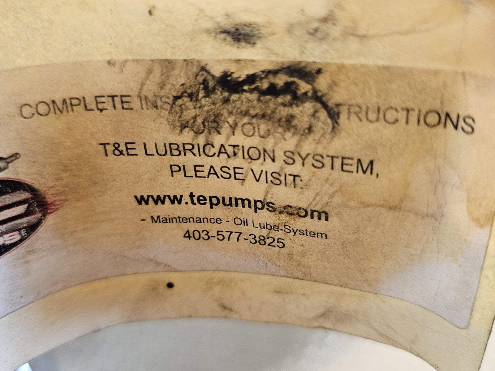 T&E Oil Lubrication System *UNused?*