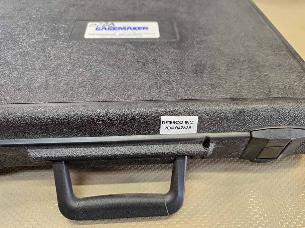 Gagemaker CL-1003 Camlock Micrometer Gage 2” - 3" For API Weld Flange Thickness