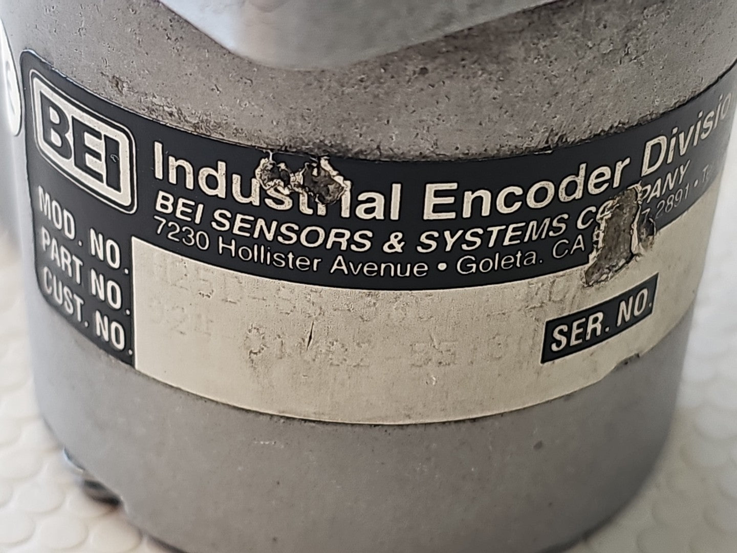 BEI Rotary Sensor Encoder 924-01002-5513 H25D-SS-360