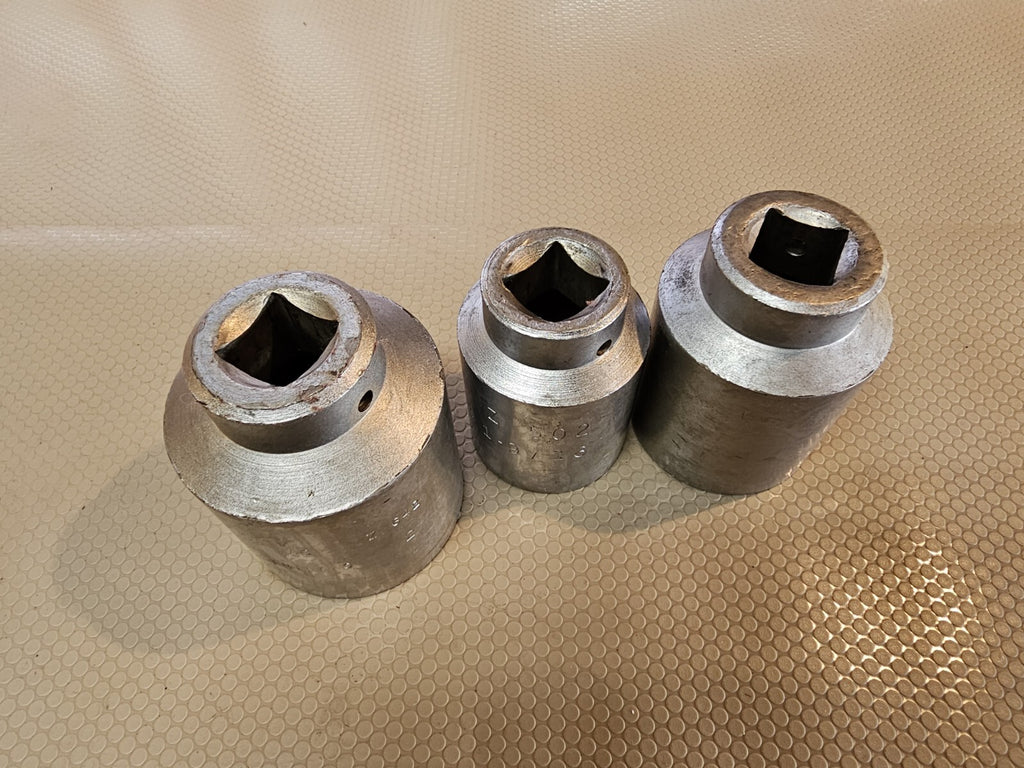 3x Mac Tools 3/4" Drive 2"  12 pt ZP646 1-13/16, 1-9/16 jumbo large Z642 Z582