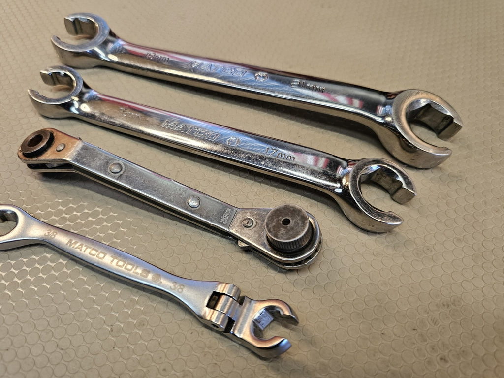 Matco Flare Nut Metric Lot Wrench Set 4pt SAE Flex Head Etc.