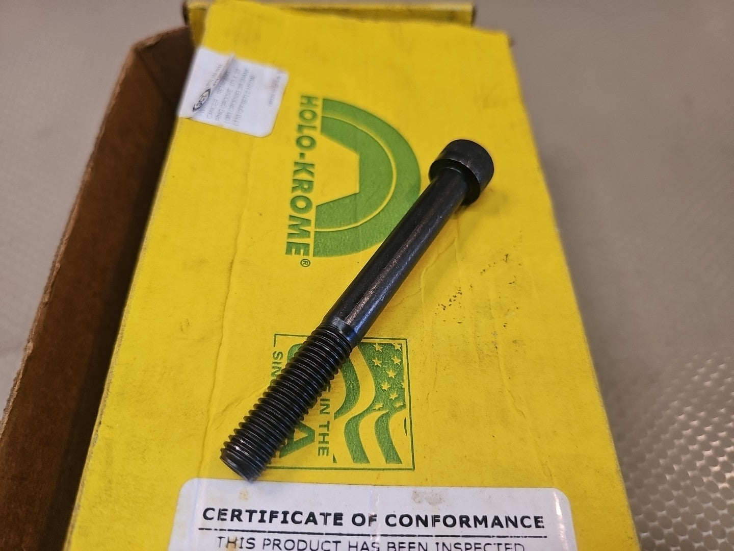 HOLO-KROME SOCKET HEAD CAP SCREW  M10-1.5 X 90MM CLASS 12.9, 76348 **BOX OF 50**