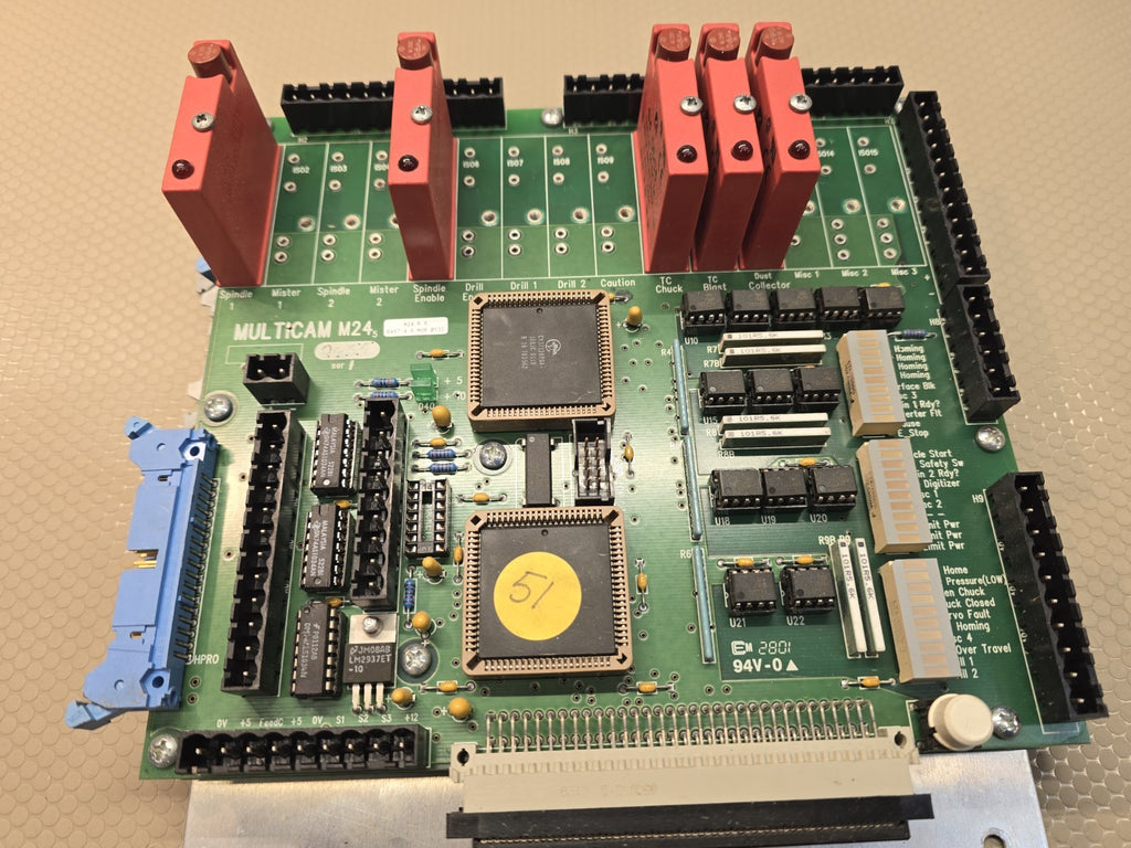 MultiCam M24 Rev 5  K520 5 Control Board Main Control M Series *Low Hours*
