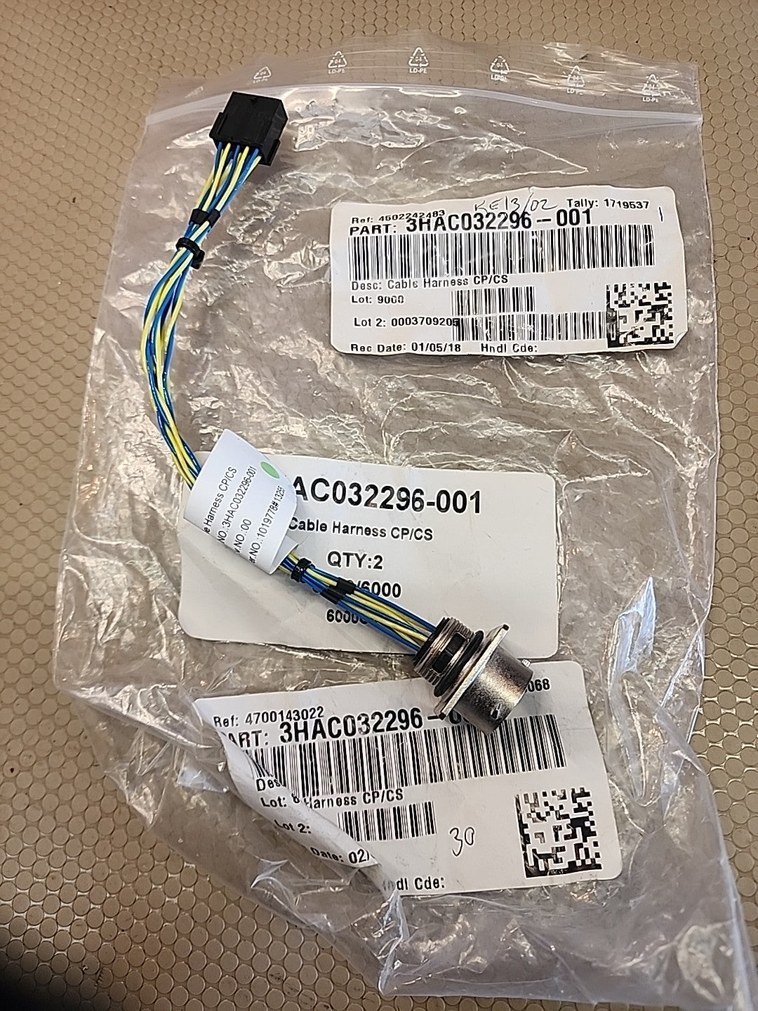 Harness 3HAC032296-001 For ABB Robotics IRB 1200-5/0.9 Body CP/CS