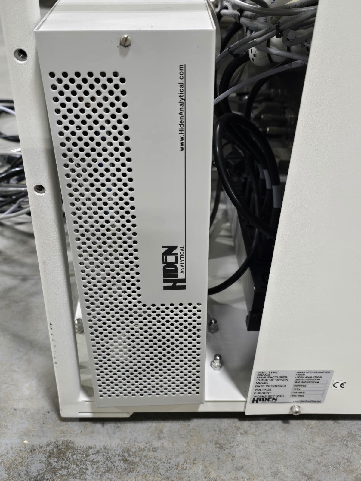Hiden Analytical QIC BioStream Mass Spectrometer System Fermentation Gas Analyze