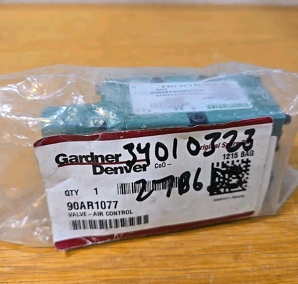 NEW 90AR1077 Gardner Denver VALVE-CONTROL(AIR CONTROL VLV)3/8 ALUM Numatics 153J