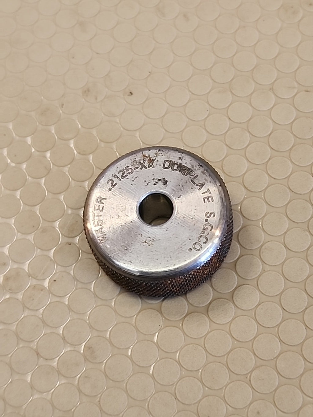 Master Ring Gauge Gage Smooth Bore .2125" USA