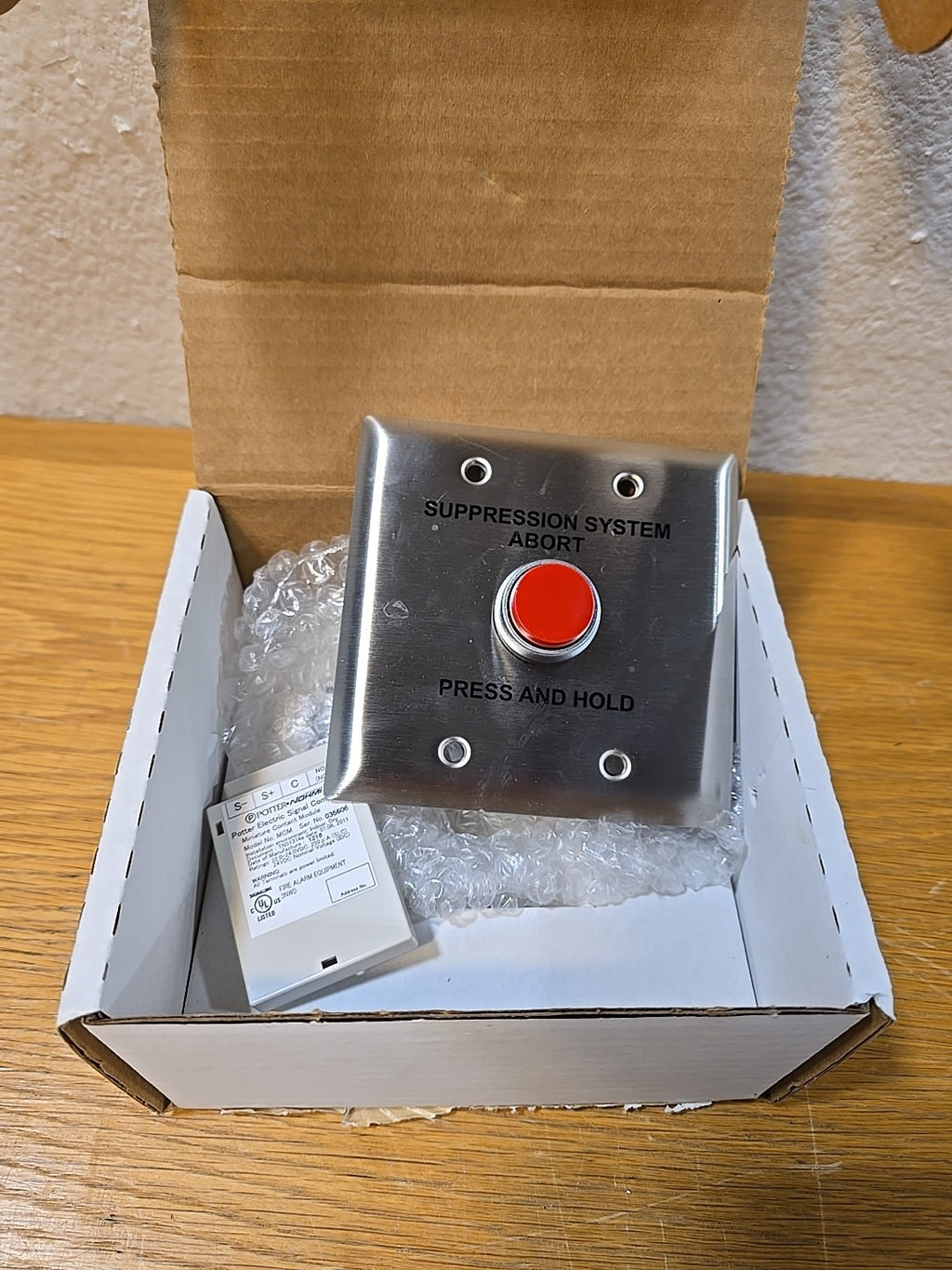 Potter ABORT-R | Abort Switch Red Button 