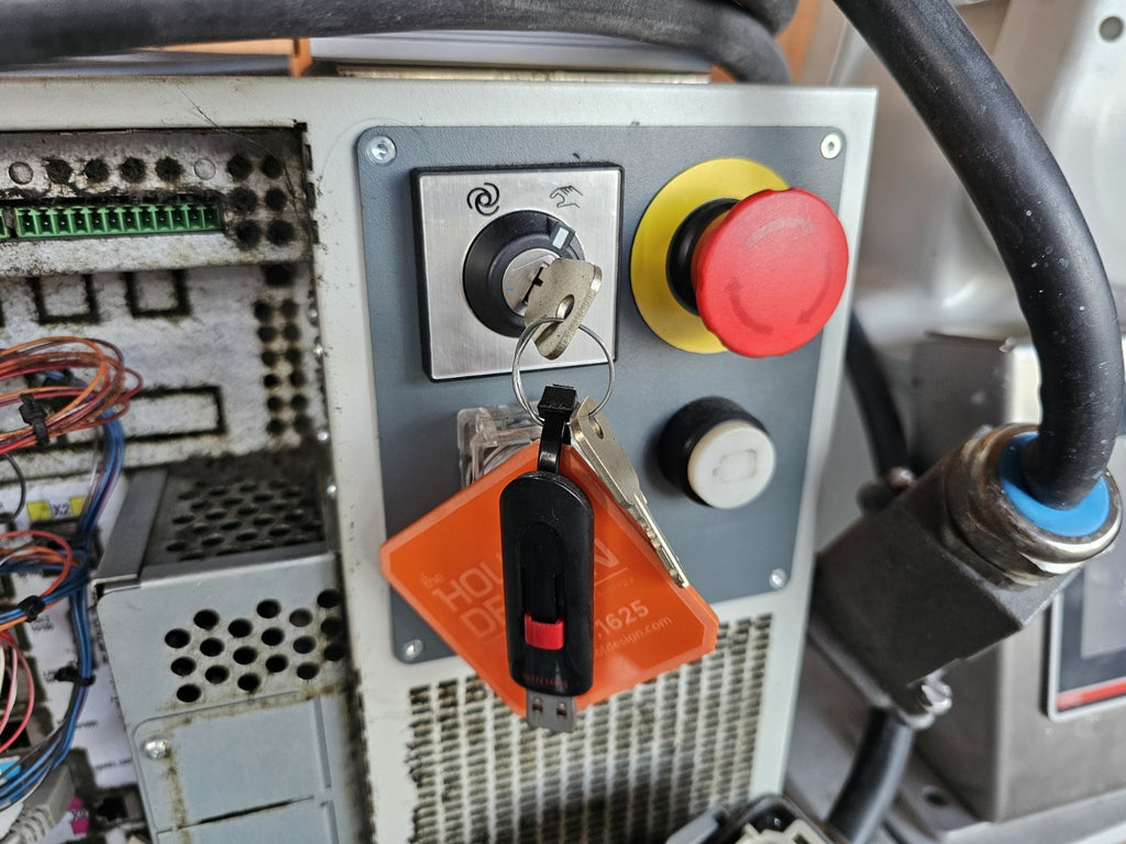 ABB IRB Robot Arm 120 3/0.6 + IRC5 Compact + Controller + LCD Screen + ML350G