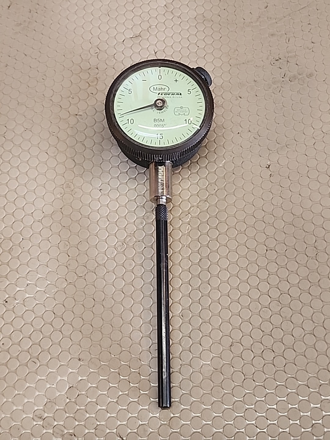 MAHR FEDERAL B5M DIAL BORE GAGE INDICATOR .0005" GRADUATION FULL JEWELED