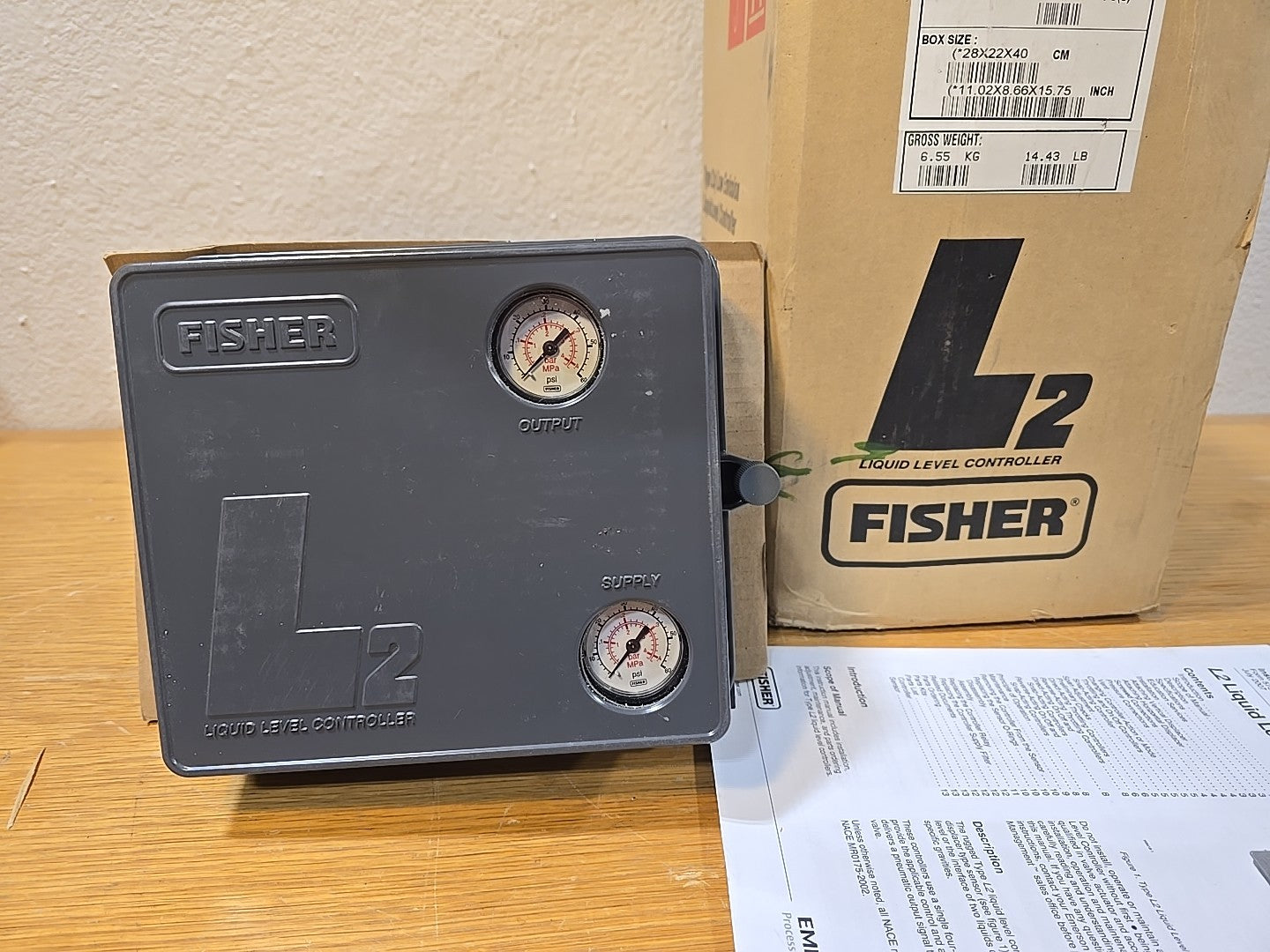 Fisher FSL2-XB Fisher Fsl2-xb Liquid Level Controller *NEW OLD STOCK*