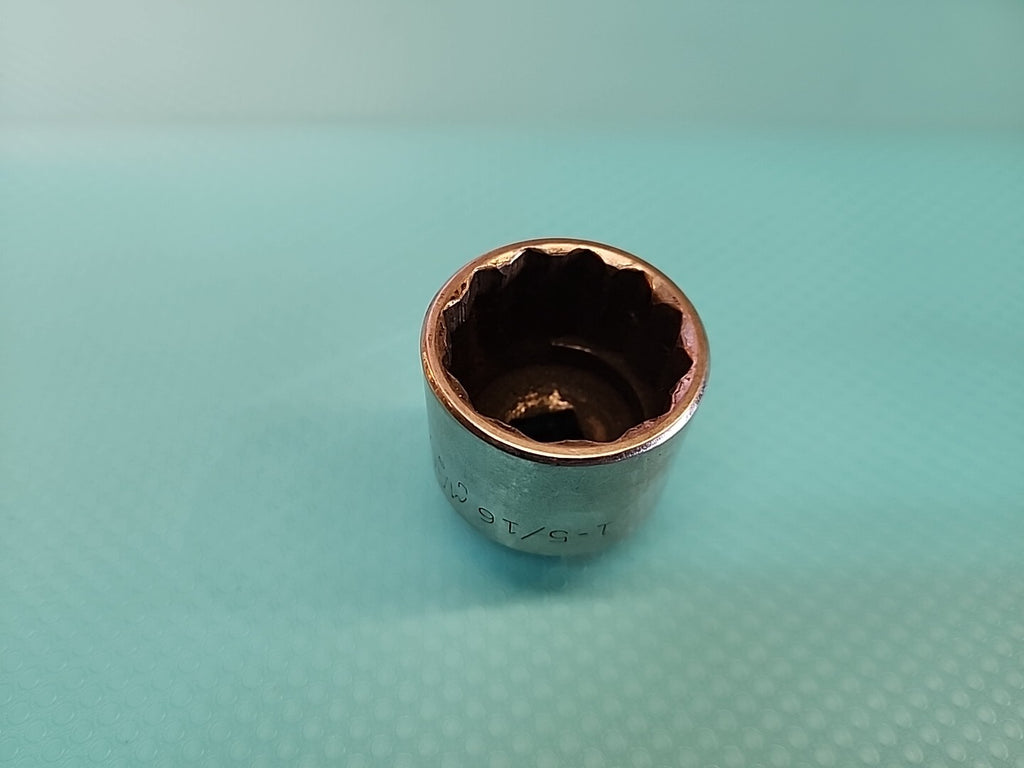 Mac Tools V422 SAE 1-5/16" Shallow Chrome Socket 1/2" Drive 12pt USA