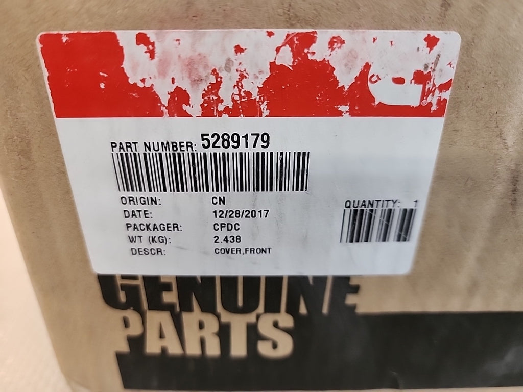 Cummins ISB QSB 6.7 Front Timing Cover 5289179 OEM