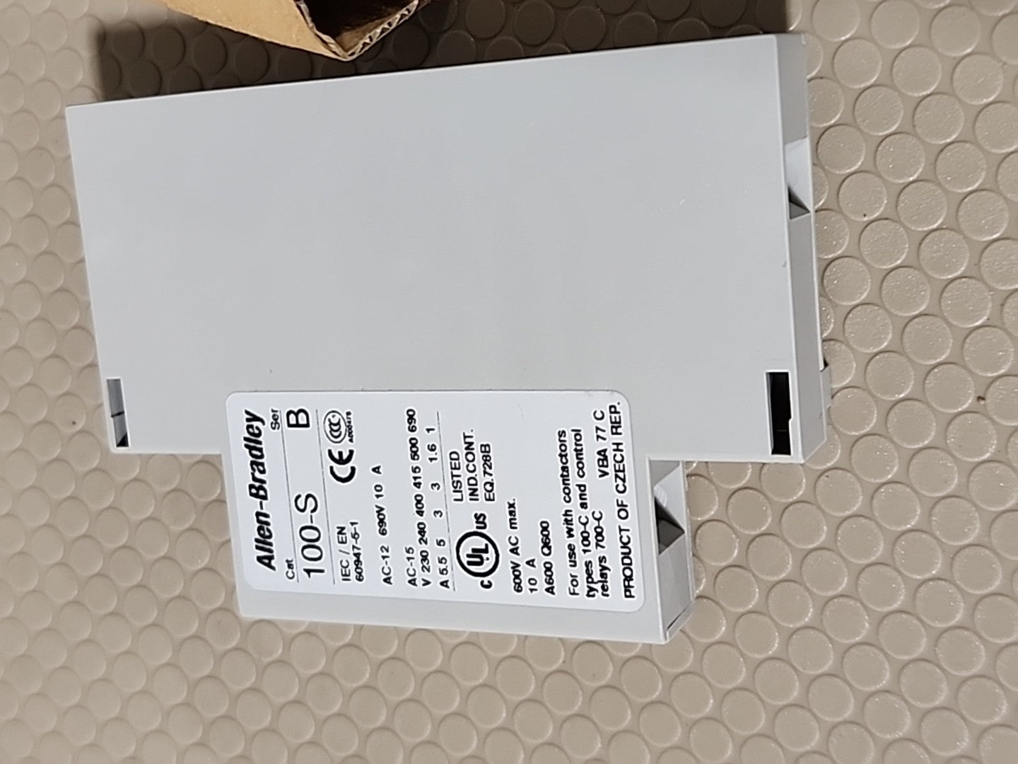 NEW ALLEN BRADLEY 100-SB20 SERIES B AUXILIAY CONTACT SIDE MOUNT 