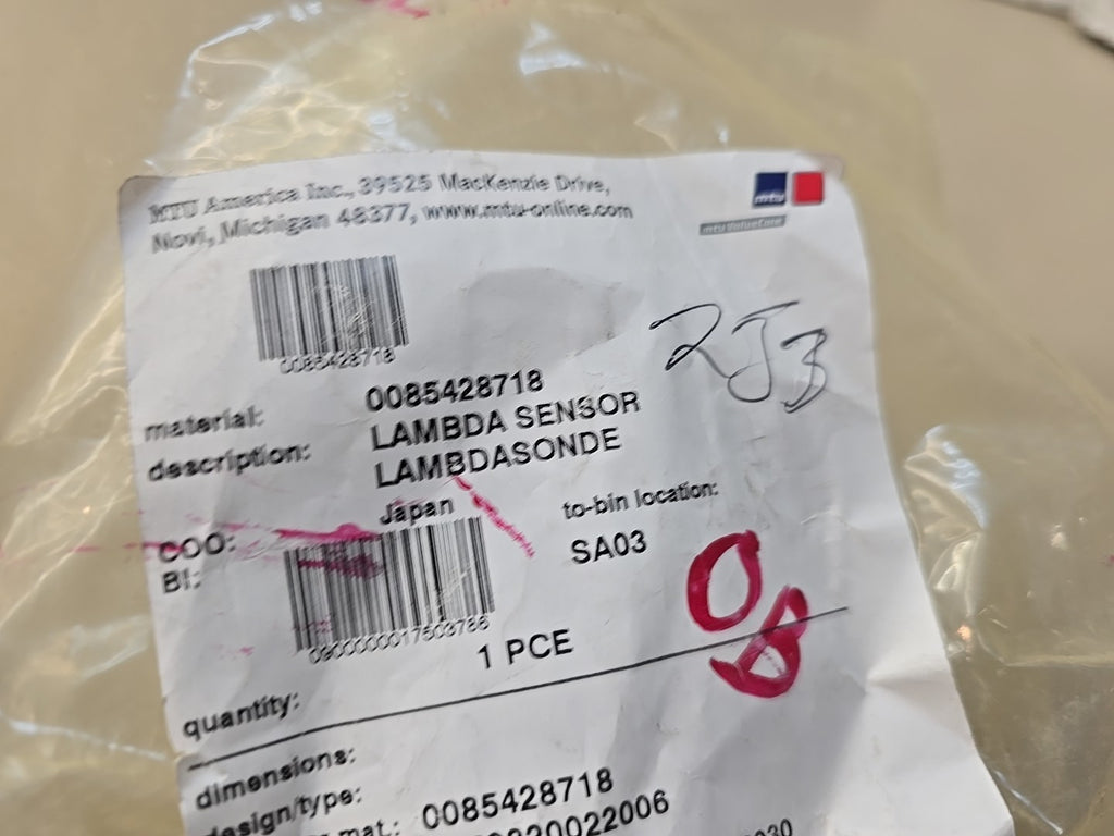 OEM Mercedes‑Benz 0085428718 Lambda / Oxygen Sensor Genuine New