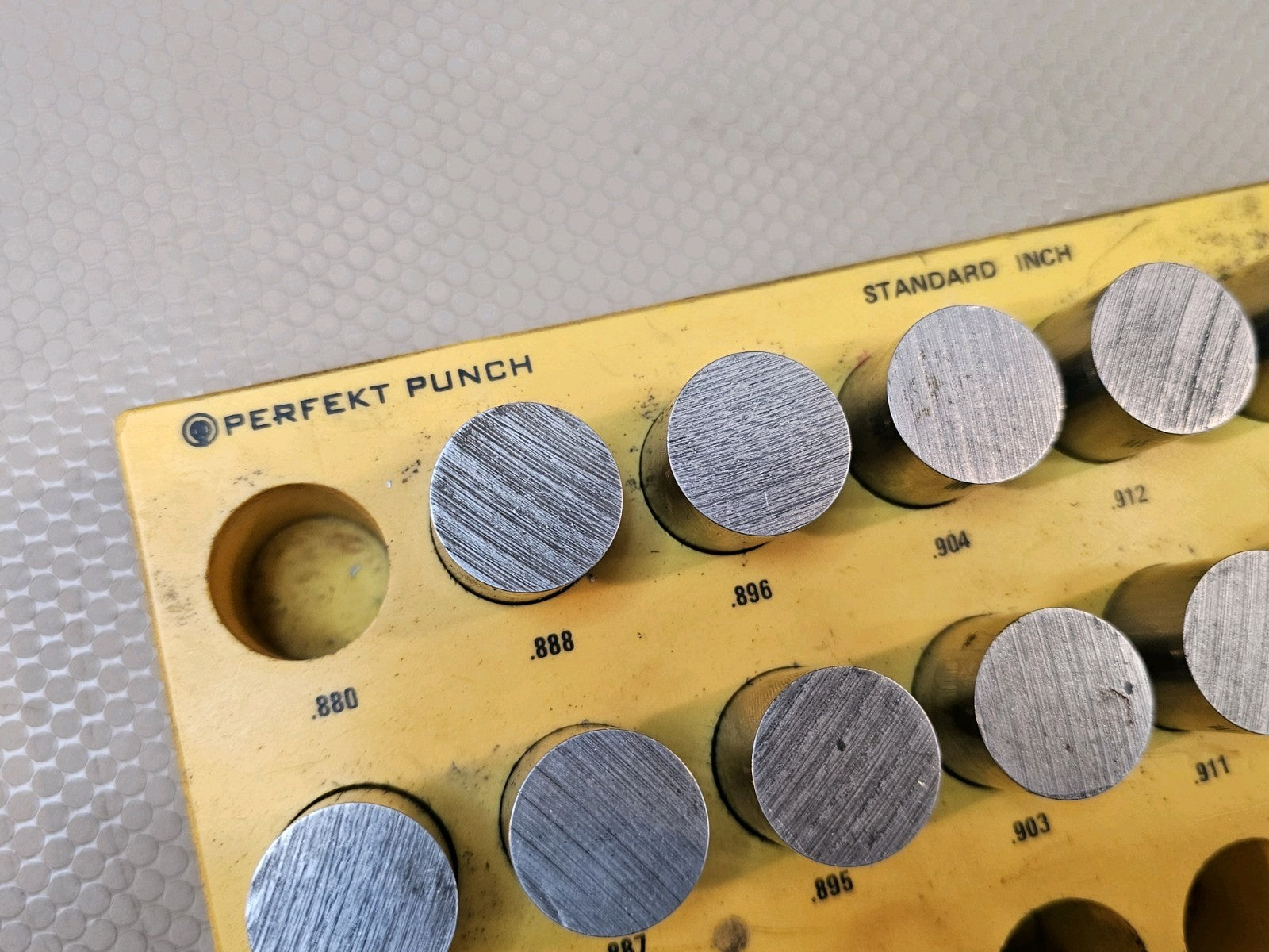Pin Gauge Perfekt Punch 0.880 to 0.929 LARGE Machinist 