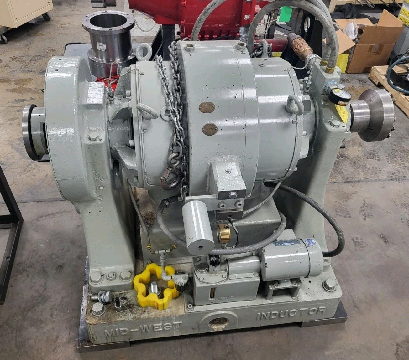 GE Midwest & Dy Eddy Current 10K 500 HP DYNAMOMETER 2500 8000 RPM Dyno Engine