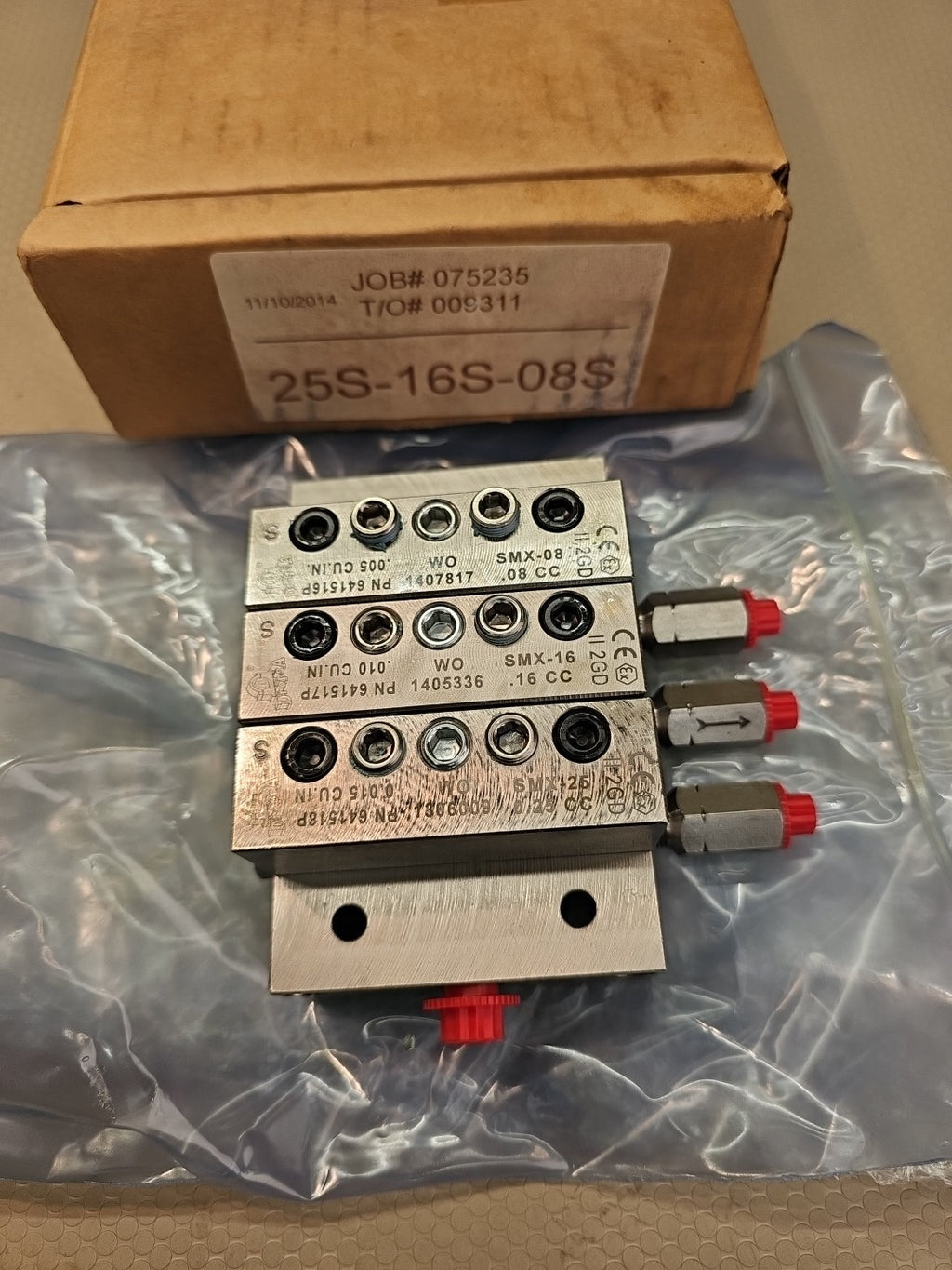 DropsA Air Progressive Distributer Block SMX-08 SMX-16 SMX-25 / 25S-16S-08S
