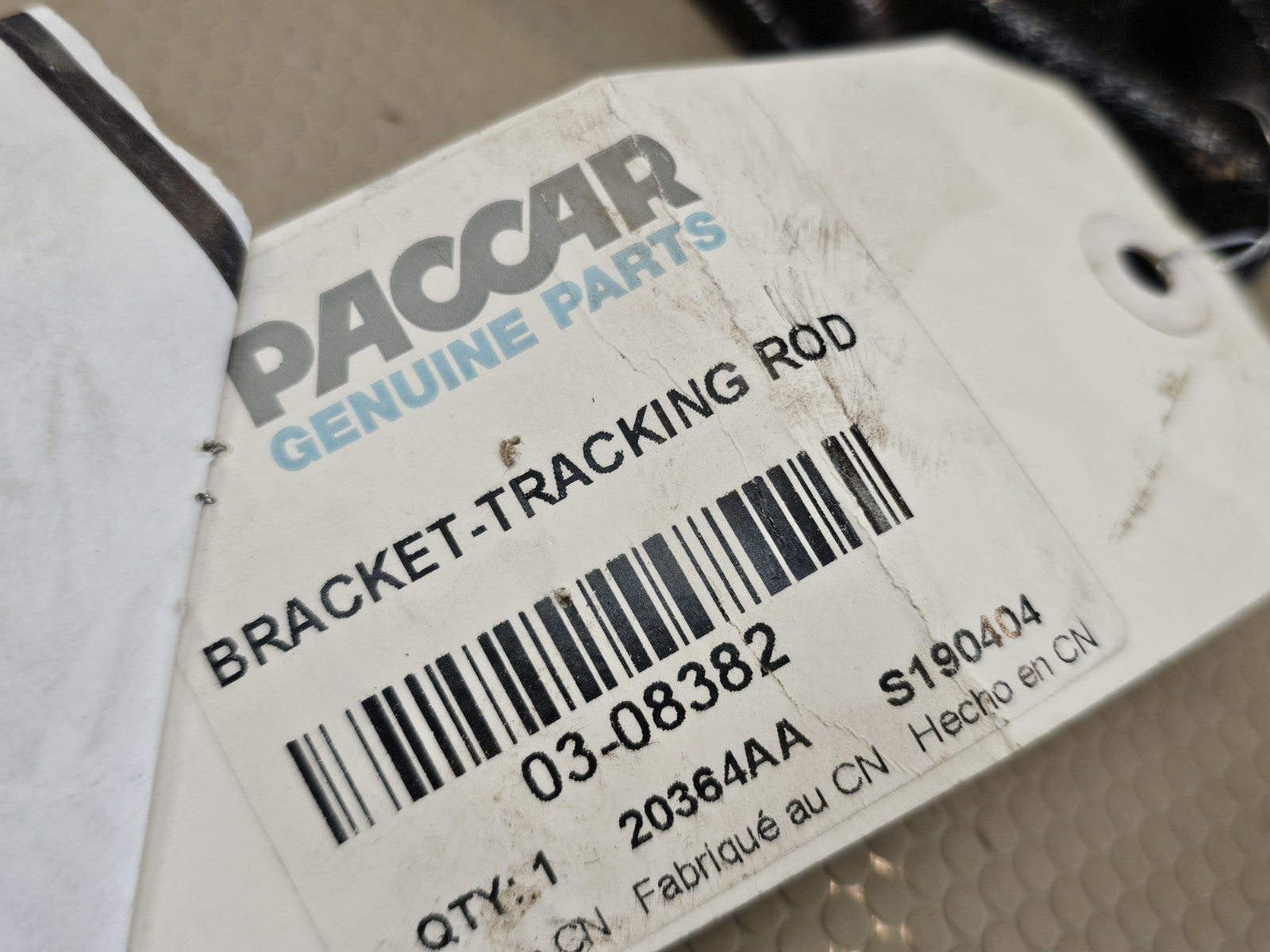 NEW OEM Paccar Bracket-Tracking Rod 03-08382